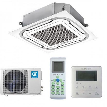 Кассетный QuattroClima QV-I12CG1/QN-I12UG1/QA-ICP11 1.160 кВт 35 м²