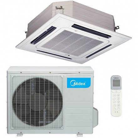 Кассетный Midea MCA3-12HRN1-QC2 / MOX330-12HN1-Q / T-MBQ4-03E 1.35 кВт 35 м2