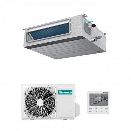 Канальный Hisense AUD-24HX4RGM2/AUW-24H4RF2 2.260 кВт 70 м2