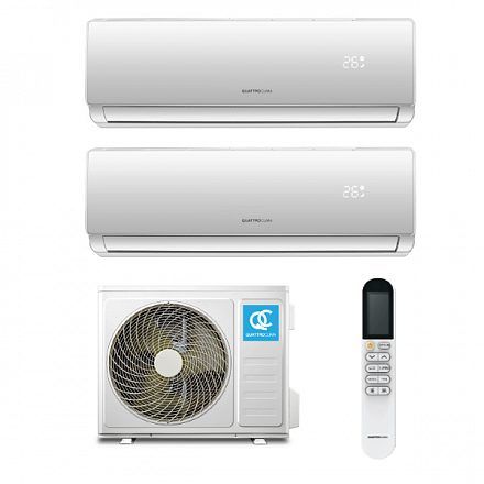 Мульти сплит система QuattroClima 2xQV-FM07WA/QN-FM14UA 1.25 кВт 42 м² (комнаты 21 + 21)
