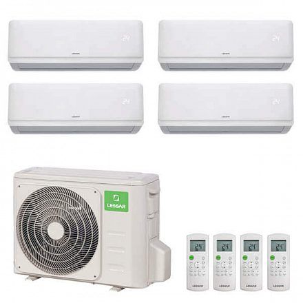 Мульти сплит система Lessar 4xLS-MHE09KOA2A / LU-4HE36FME2 3.28 кВт 100 м² (25 + 25 + 25 + 25)