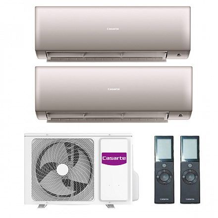 Мульти сплит система Casarte 2хCAS25CX1/R3-G/2U50CM1/R3 1.070 кВт 50 м² (комнаты 25 + 25)