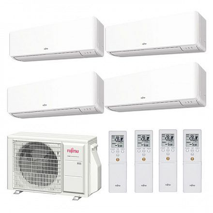 Мульти сплит система Fujitsu 4xASYG07KMCC / AOYG30KBTA4 2.05 кВт 80 м² (комнаты 20 + 20 + 20 + 20)