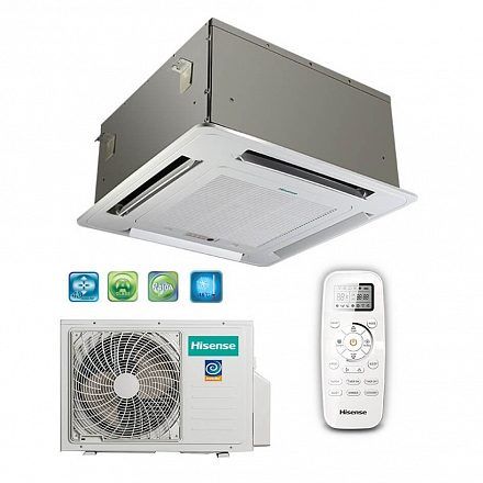 Кассетный Hisense AUC-18UR4SAA2 / AUW-18U4SS 1.680 кВт 50 м2