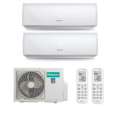 Мульти сплит система Hisense 2хAMS-07UW4RVEDB00H/AMW2-14U4RGC 0.920 кВт 42 м² (комнаты 21 + 21)