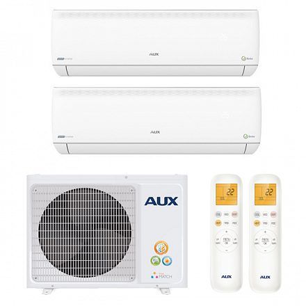 AUX 2xAMWM-H09/4R2(J)/AM2-H18/4DR2 1.64 кВт 50 м² (25 + 25)